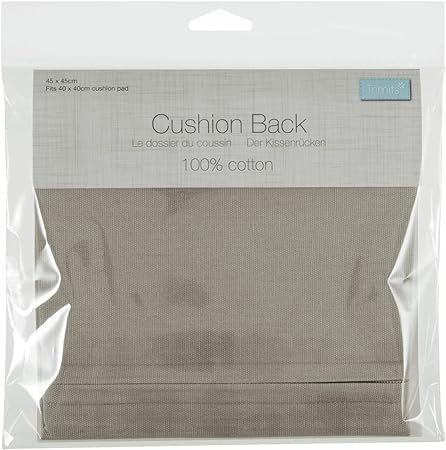 PN-0021054 Cushion Back with Zipper Natural 45x45