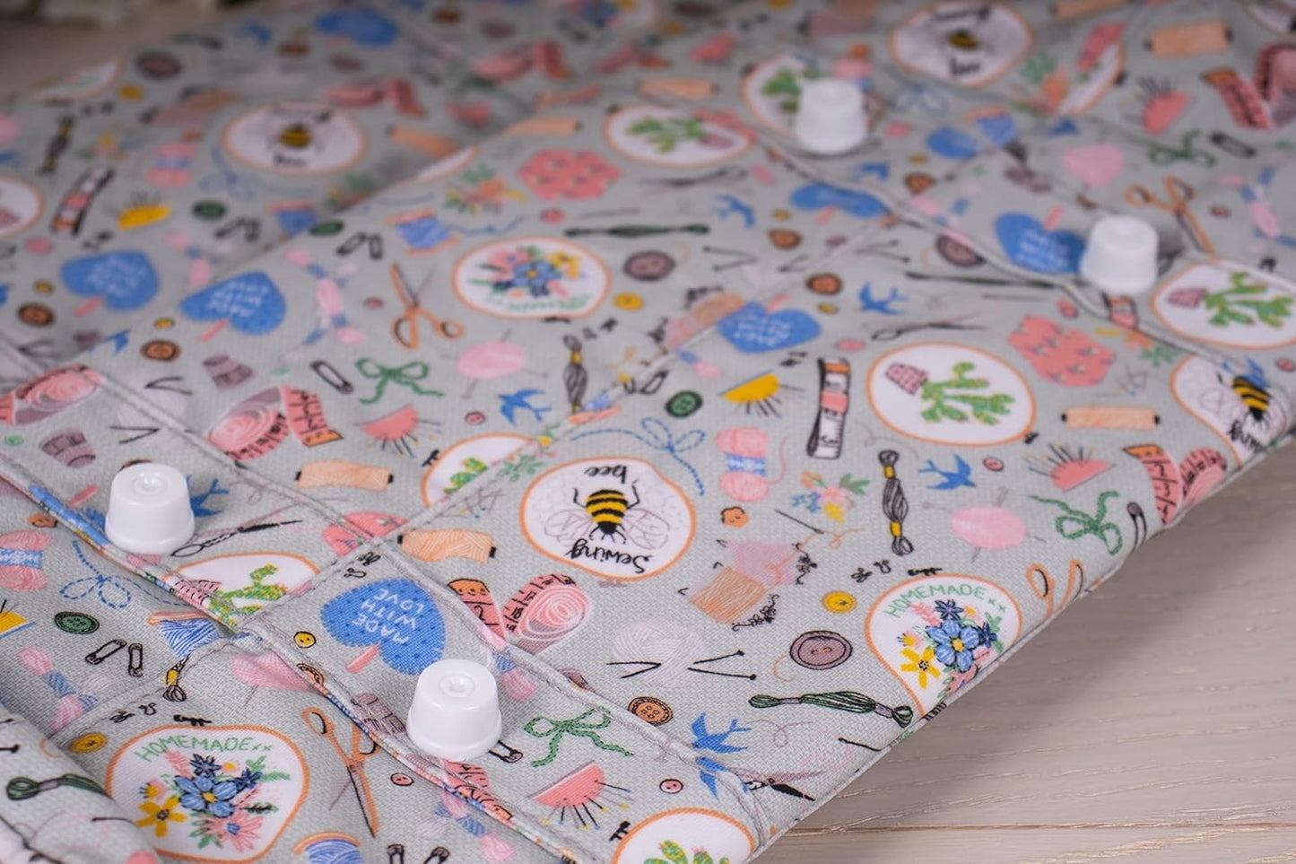 Hobby Gift Sewing Machine Bag – Homemade Print – Extra Large (20 x 43 x 37 cm) – Matt PVC Coated