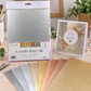 Dovecraft Metallic Textured A4 Card Pack x 8 Sheets