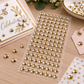 Simply Creative 10mm Gems - Gold - 120 Pieces