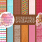 Digital Kit A4 Papers Gingerbread Dreams - 12 Designs
