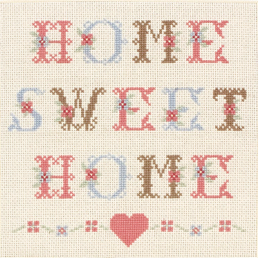 Anchor Counted Cross Stitch Kit Sampler Home Sweet Home