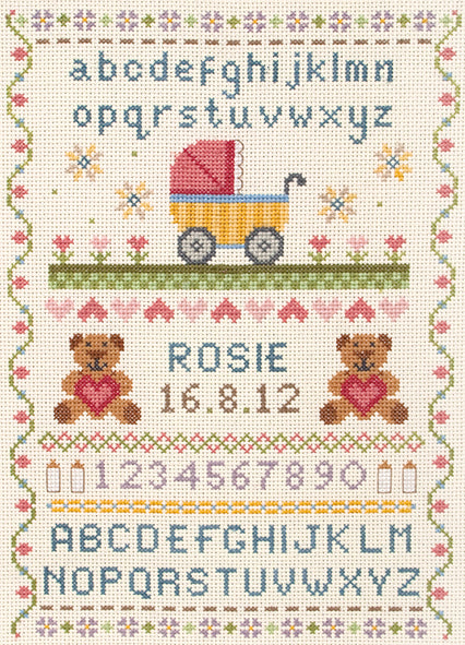 Anchor Counted Cross Stitch Kit Birth Record Classic