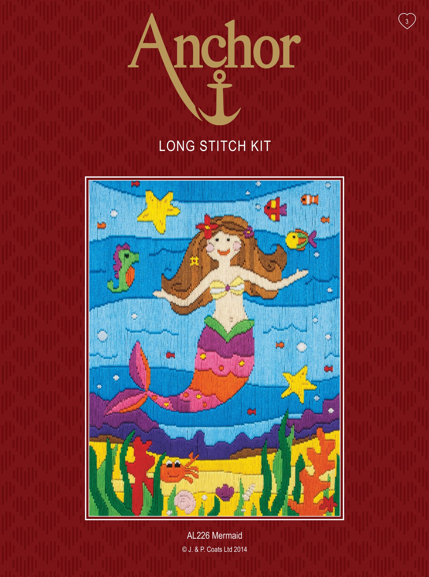 Anchor Long Stitch Kit Mermaid