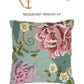 Anchor Tapestry Cushion Kit Floral Swirl in Green