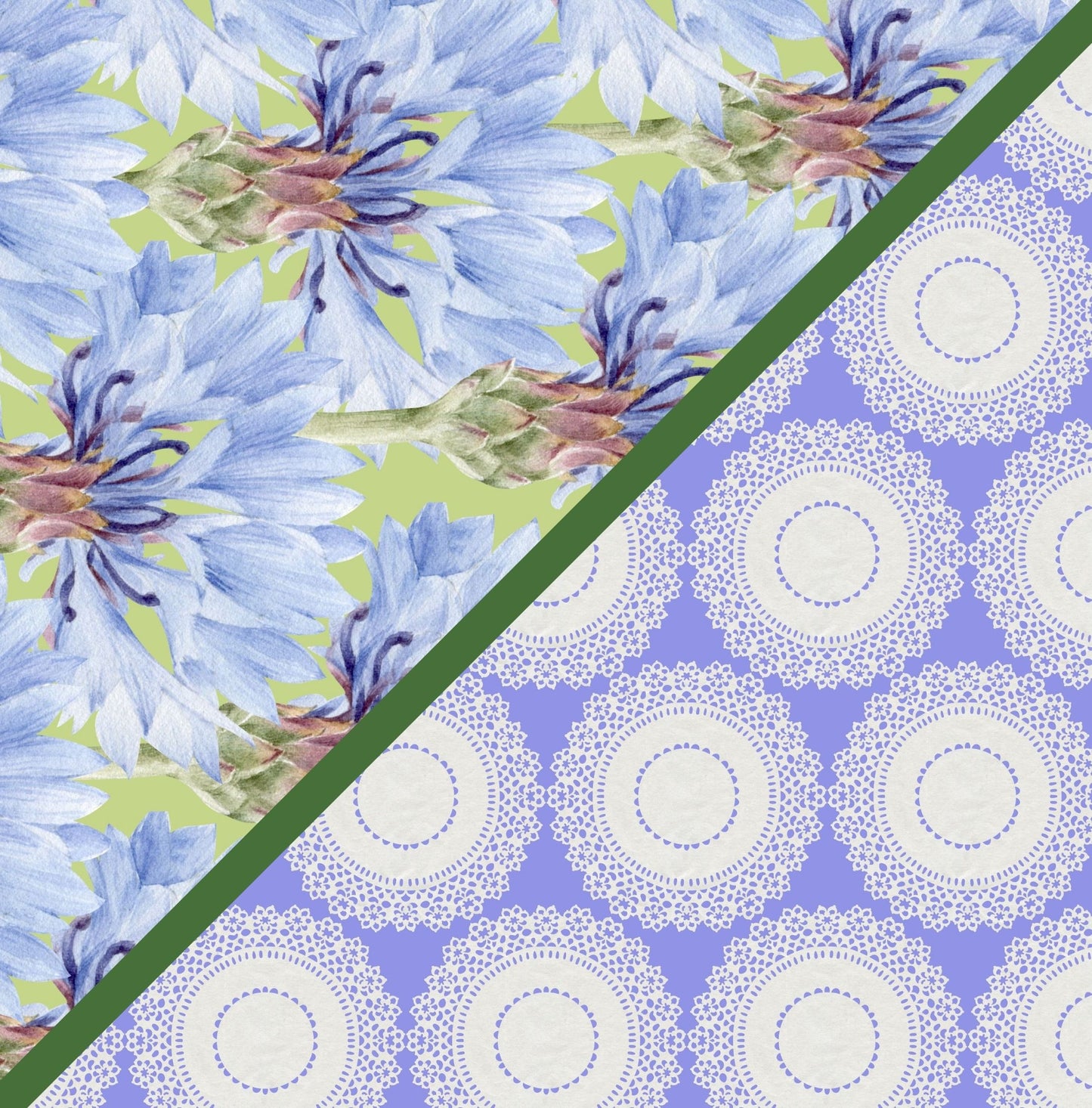 Digital Kit A4 Papers Bluebell Woods - 12 Designs