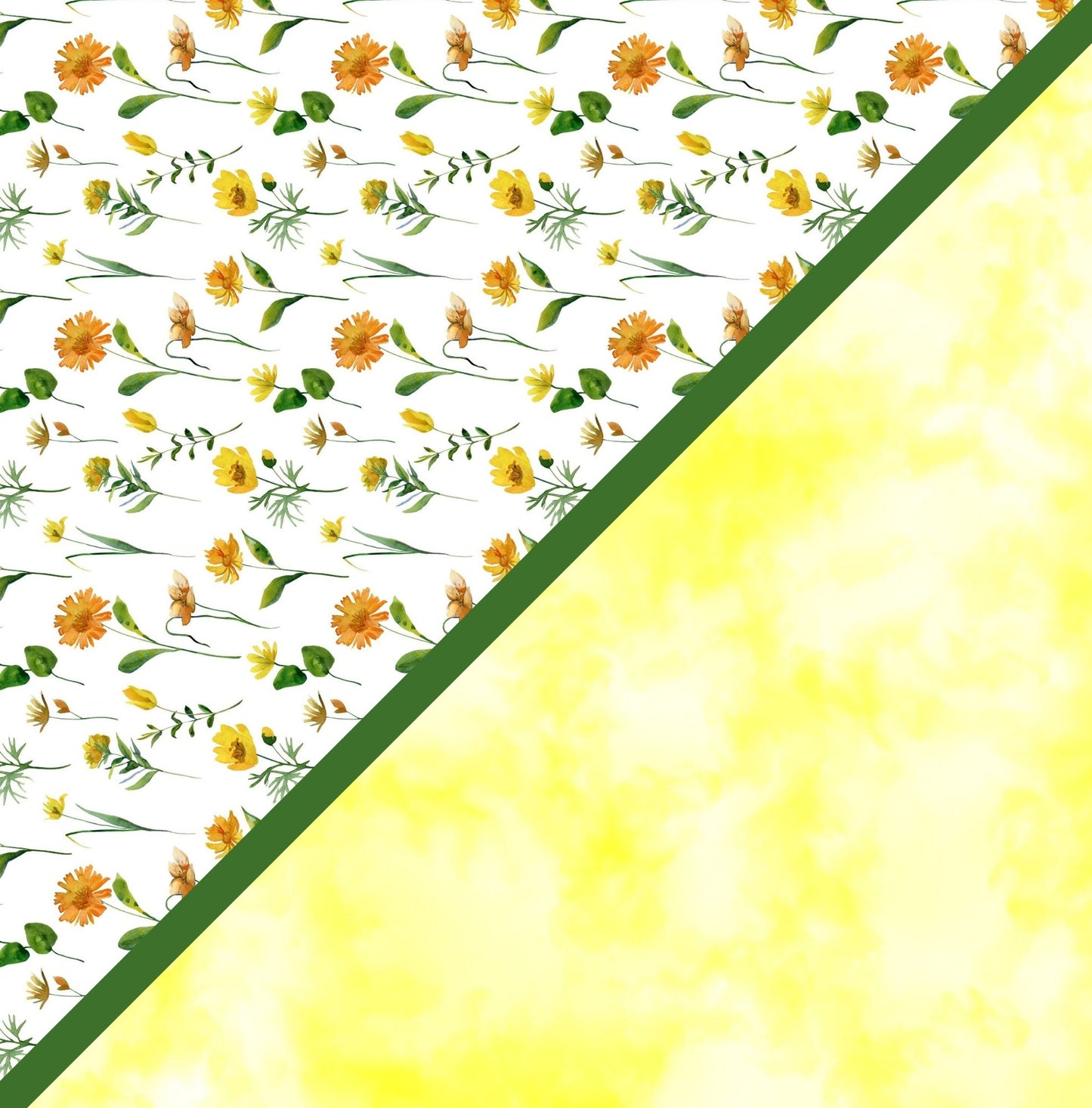 Digital Kit A4 Papers Buttercup Fields - 12 Designs