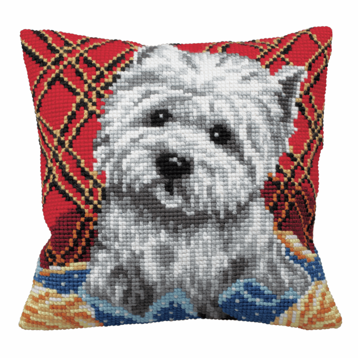 Collection D'Art - Cross Stitch Cushion Front Kit - Bichon -