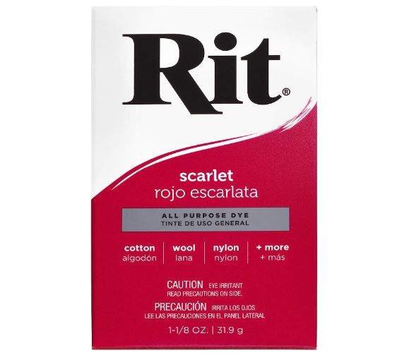 Rit Dye Powder-Scarlet