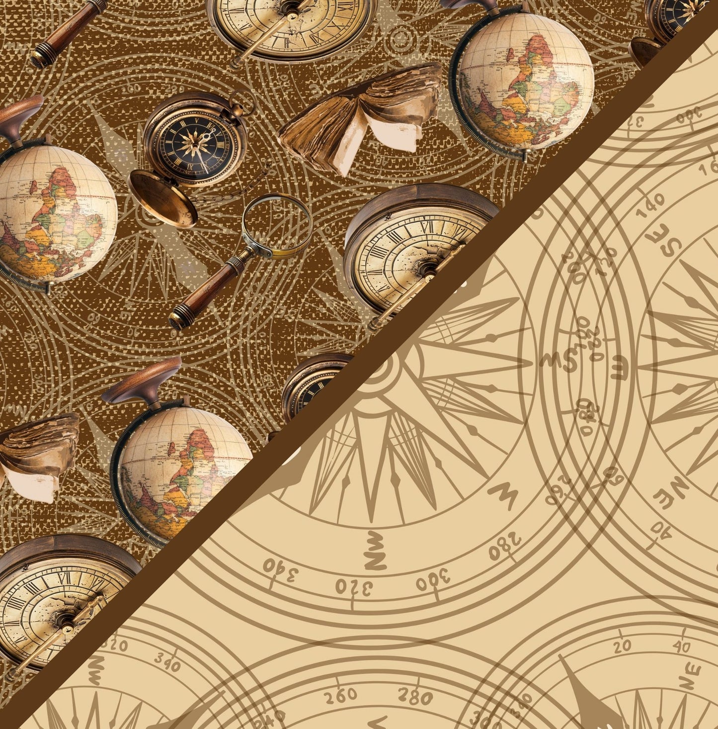 Digital Kit A4 Papers Clockwork Chronicles - 12 Designs