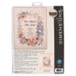 Dimensions Stamped Cross Stitch Kit, Wedding Record Two Hearts
