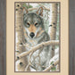 Dimensions Stamped Cross Stitch Kit Wintery Wolf