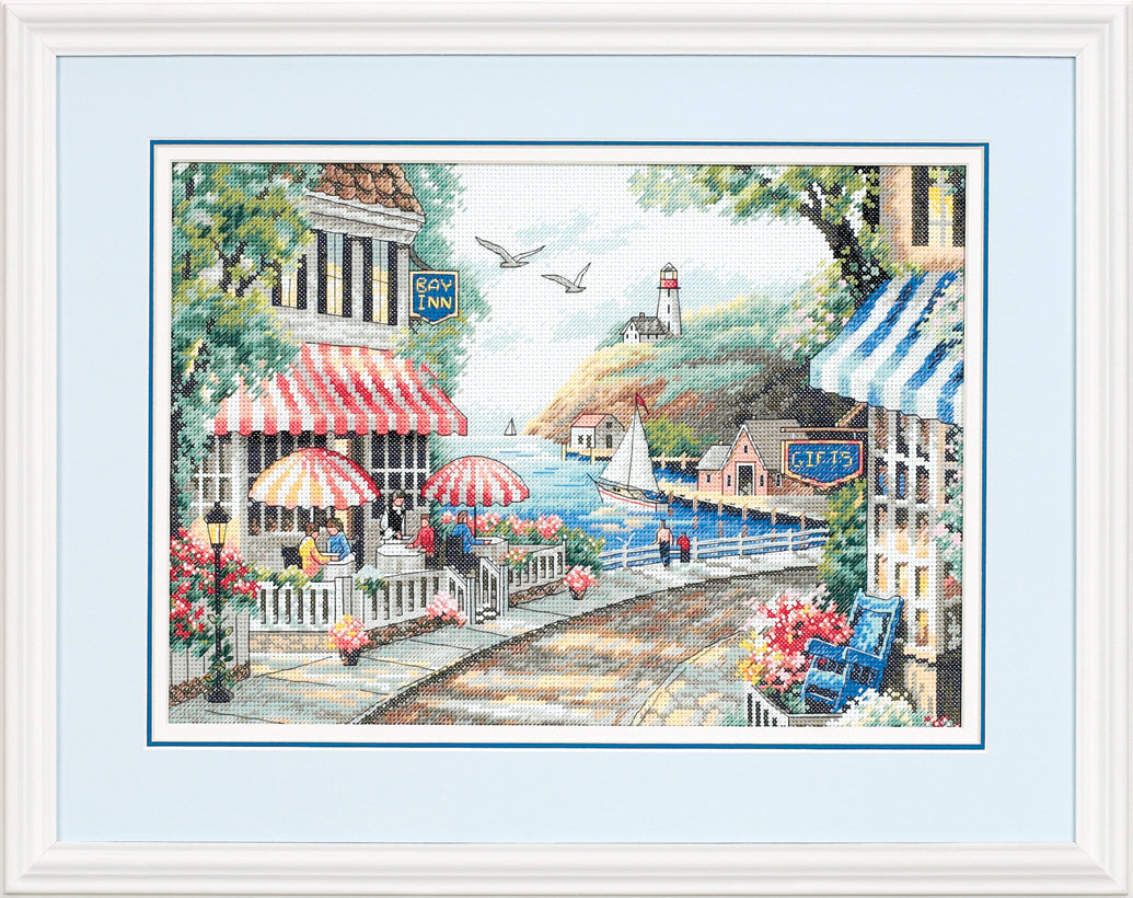 Dimensions Counted Cross Stitch Kit Cafe by the Sea