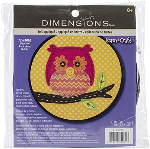 Dimensions Felt Applique Kit Learn to Craft Little Owl
