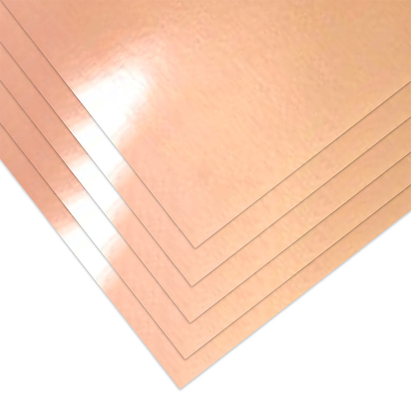 Dovecraft Essentials A4 Mirror Card - Rose Gold -10 Sheets