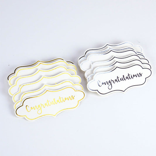 Dovecraft Essentials Die Cut Toppers - Congratulations