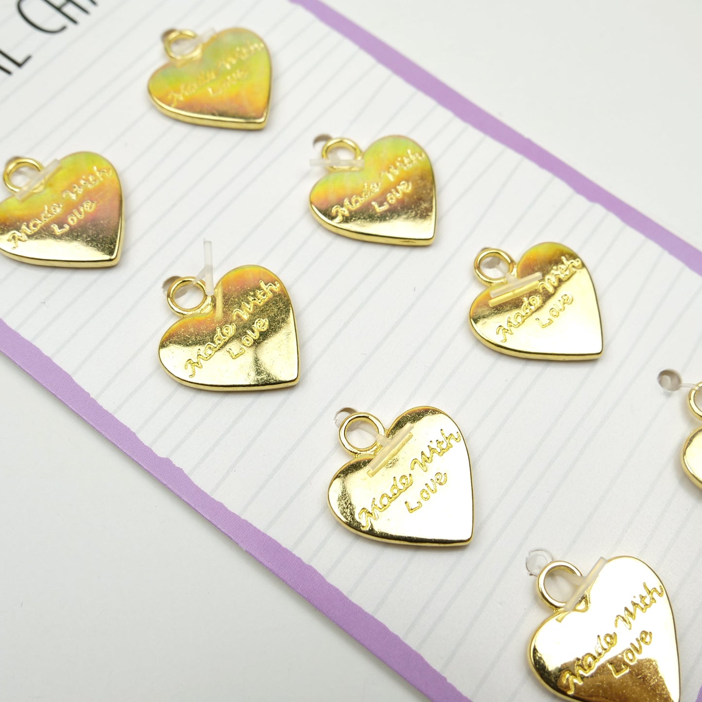 Dovecraft Essentials Metal Charms Gold