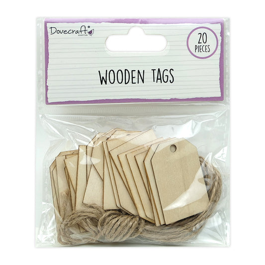 Dovecraft Essentials Wooden Tags