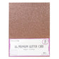 Dovecraft A4 Glitter Card 300gsm 10 Sheets - Dark Rose Gold