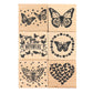 Dovecraft Wooden Stamp CDU – Butterflies 48 pcs