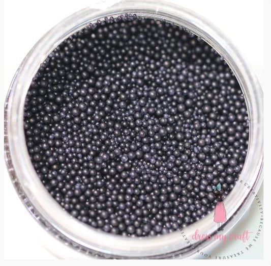 Dress My Craft Flower Pearls 1oz-Black