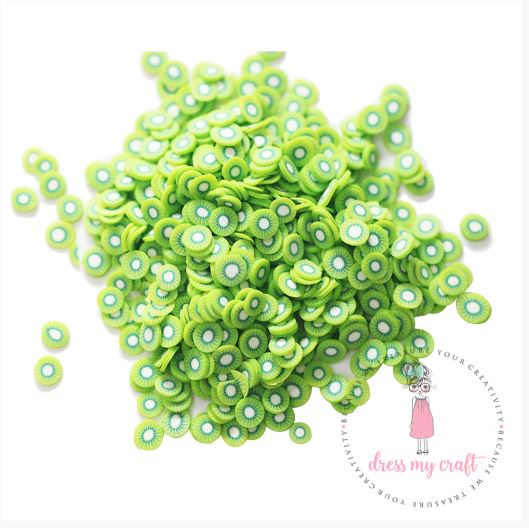 Dress My Crafts Shaker Elements 8gm-Kiwi Slices