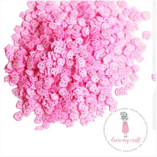 Dress My Crafts Shaker Elements 8gm-Pink Piggy