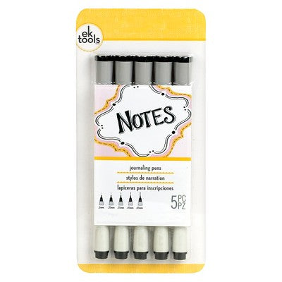 EK Tools Black Journaling Pens 5 Pack