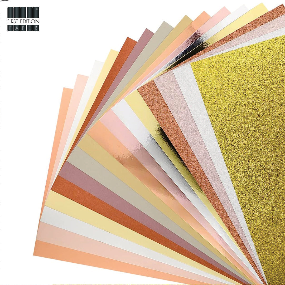 First Edition 6in x 6in Metallic Paper Pad