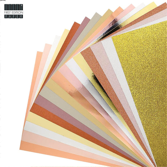 First Edition 6in x 6in Metallic Paper Pad