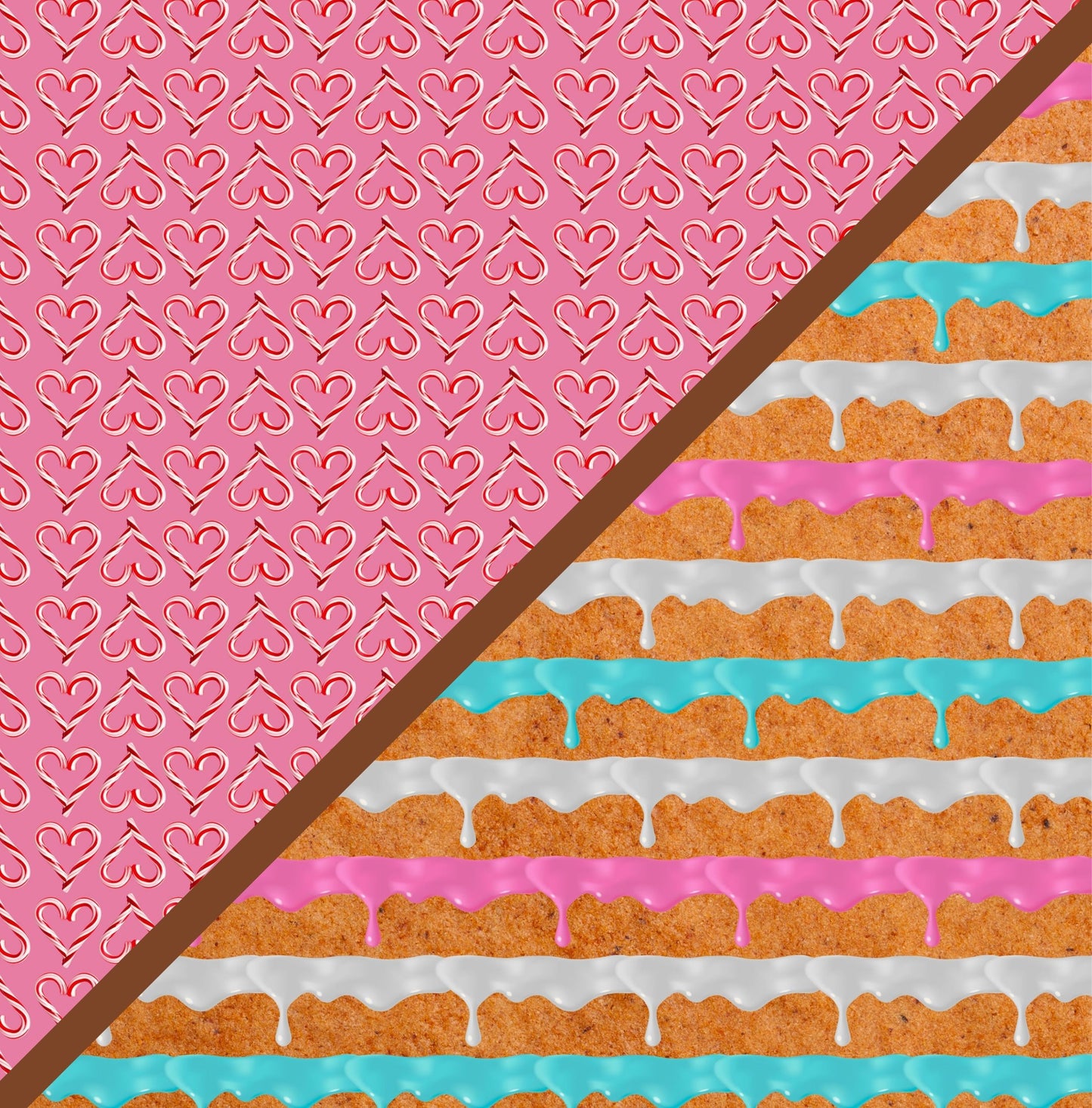 Digital Kit A4 Papers Gingerbread Dreams - 12 Designs