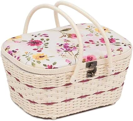 Sewing Basket / Hamper - Muse - Floral - HobbyGift Classic - HGLHB480