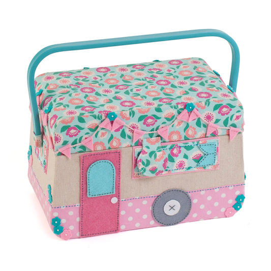 Sewing Box Novelty Caravan