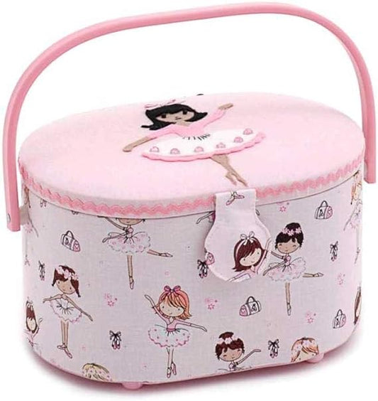 Sewing Basket - Premium - Ballerina Sewing Box - HobbyGift - HGSOA346
