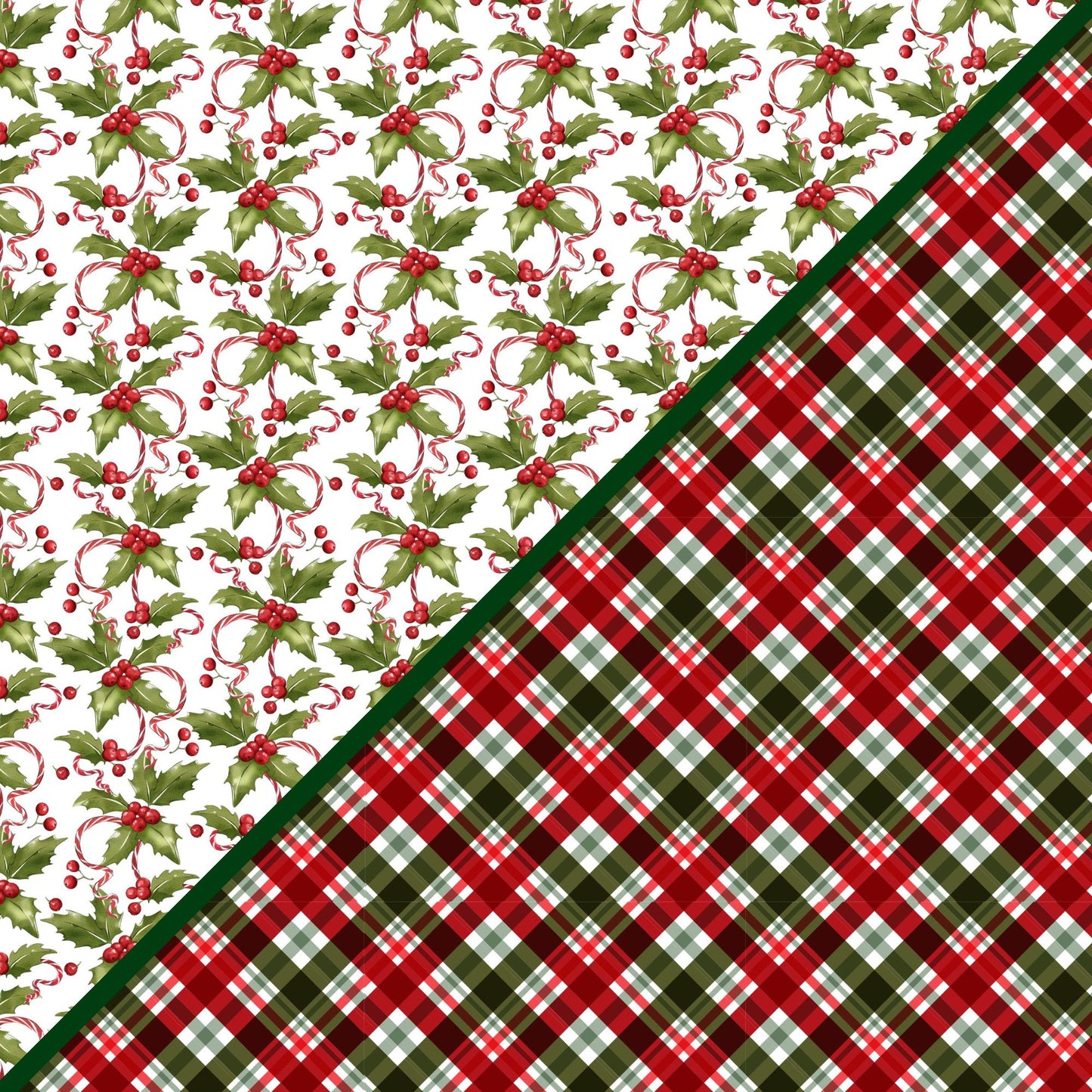 Digital Kit A4 Papers Holly Sprigs - 12 designs