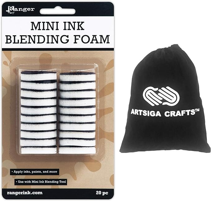 Ranger Mini Ink Blending Foam 20/Pkg - Use with IBT40965
