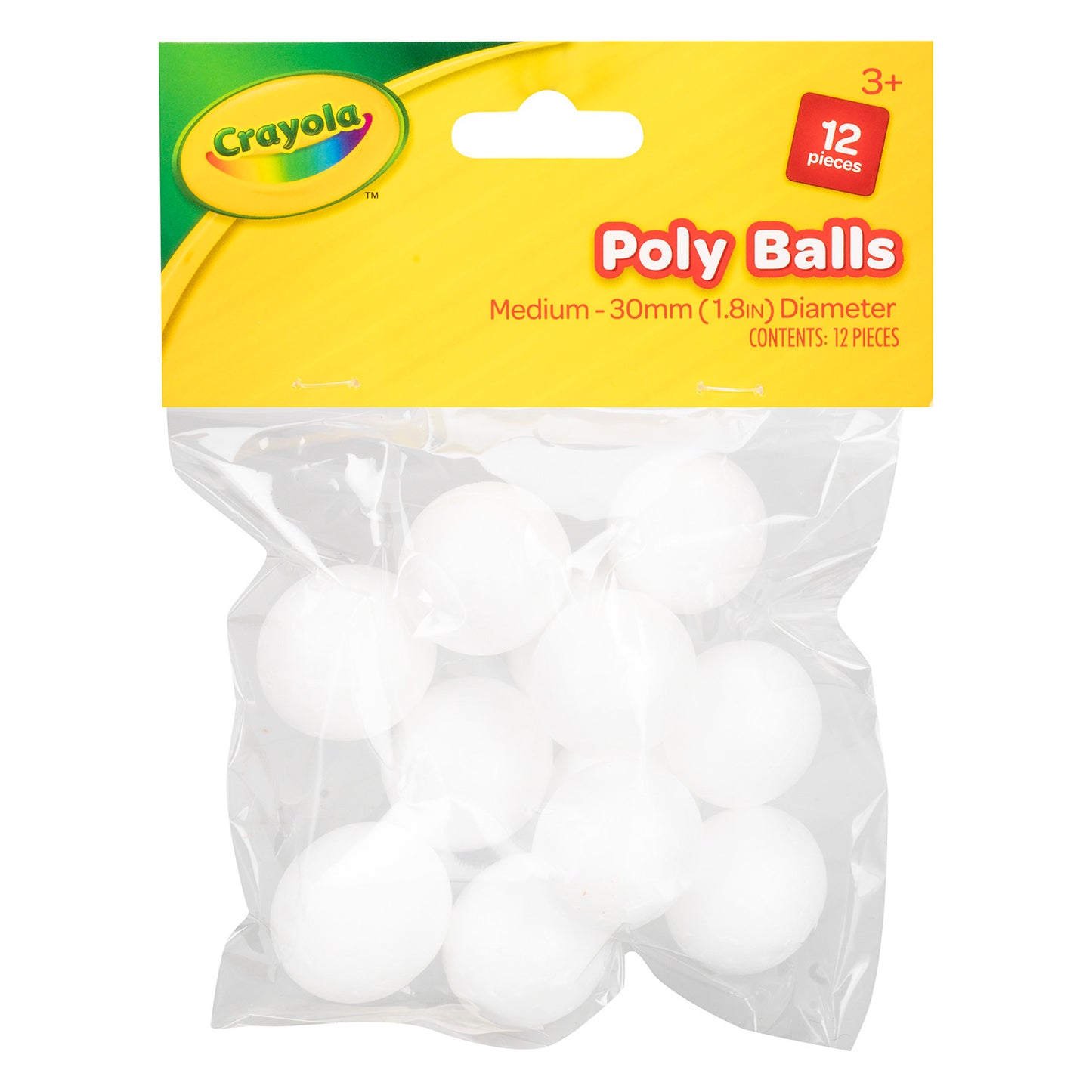 Crayola Poly Balls Medium 12pc