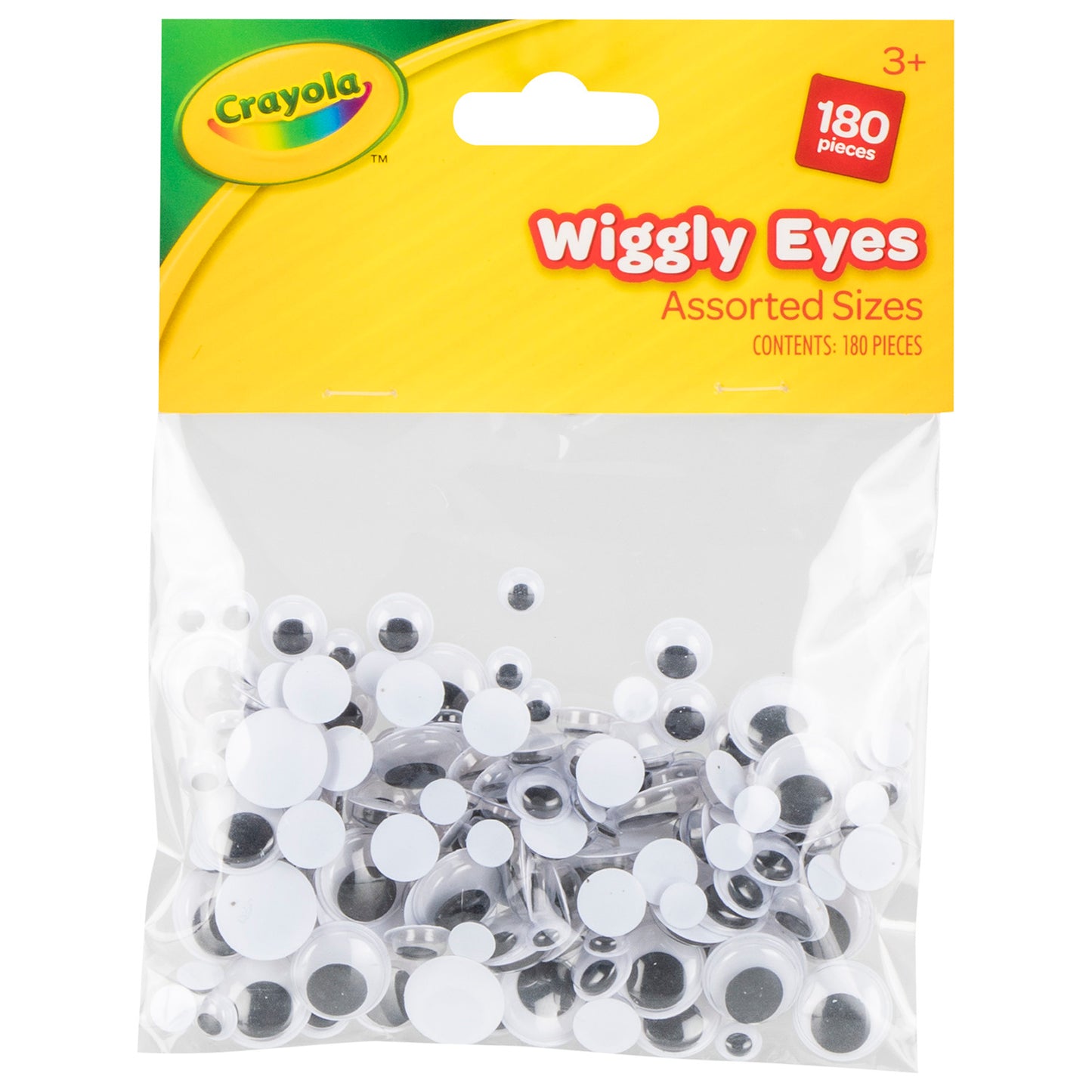 Crayola Wiggly Eyes B&W 180pk