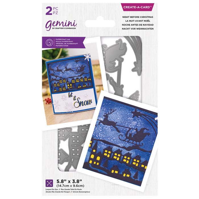 Gemini-Create-a-Card-Night Before Christmas