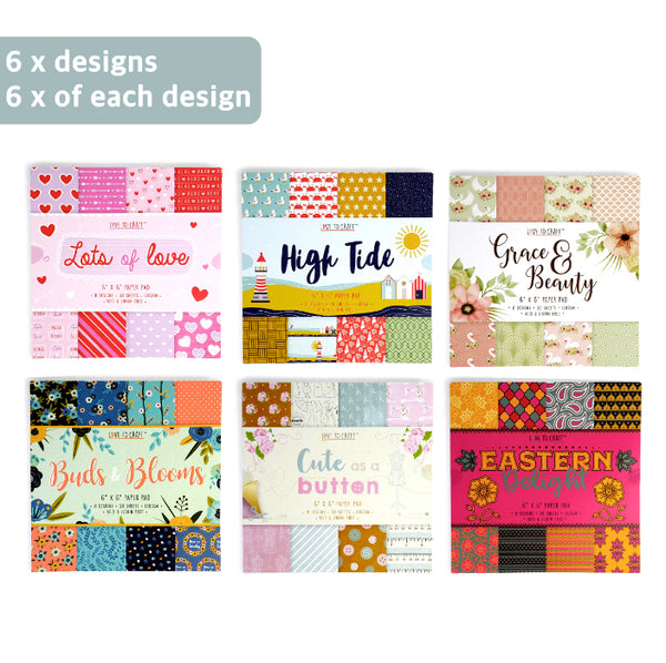 Love to Craft Every Day Paper Pad Assortment Love to Craft Every Day Paper Pad Assortment