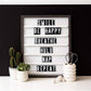 DCWV Letter Board - Sliding - 16 x 20 - Black (102 Piece)