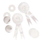 We R Memory Keepers Button Press - Rosette Kit - White - Makes 2 (8 Piece)