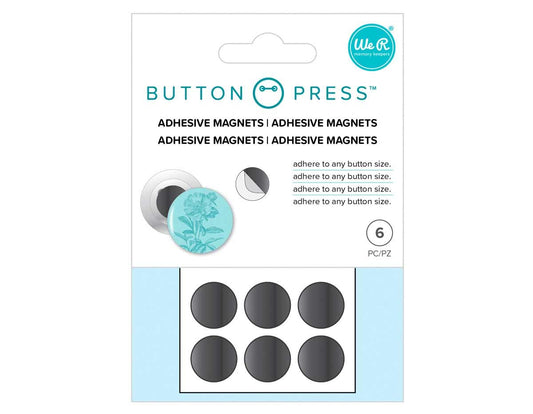 We R Memory Keepers Button Press - Adhesive Magnets (6 Piece)