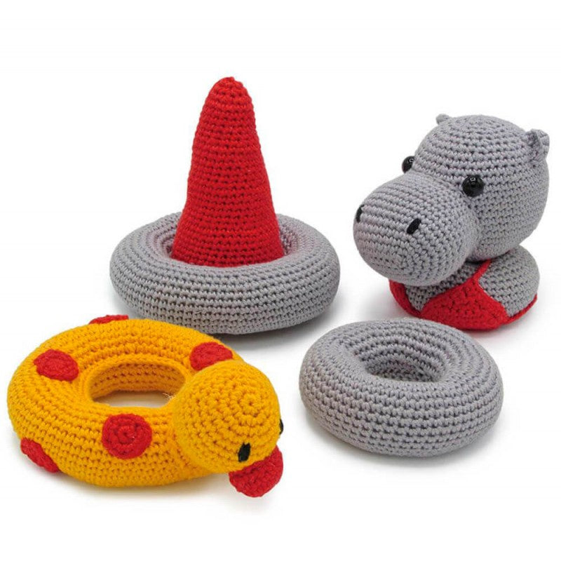 HardiCraft DIY Crochet Kit - Helga Hippo