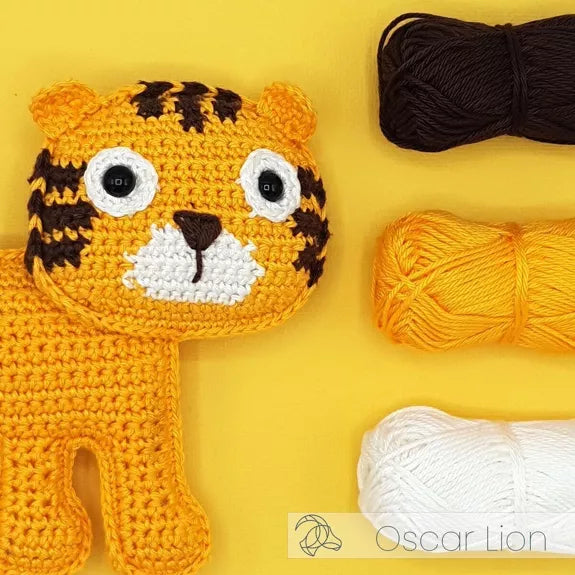 HardiCraft DIY Crochet Kit - Oscar Tiger