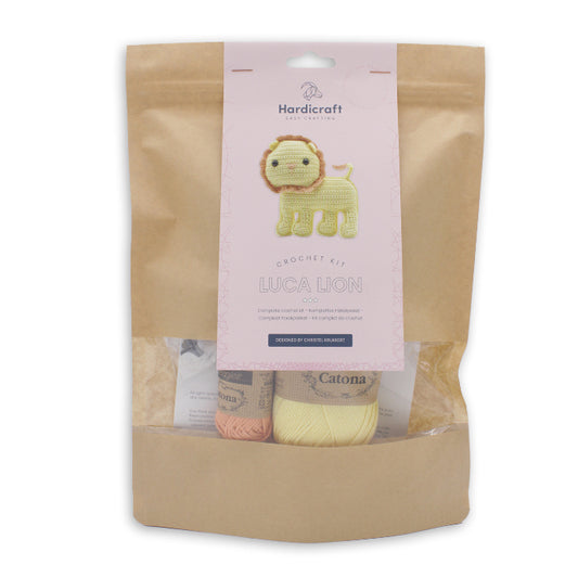 HardiCraft DIY Crochet Kit - Luca Lion