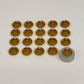 Love smile 15mm buttons - 20 pieces