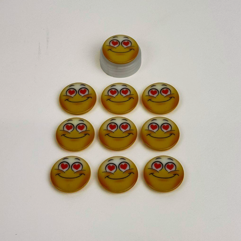 Love smile 27mm buttons - 10 pieces