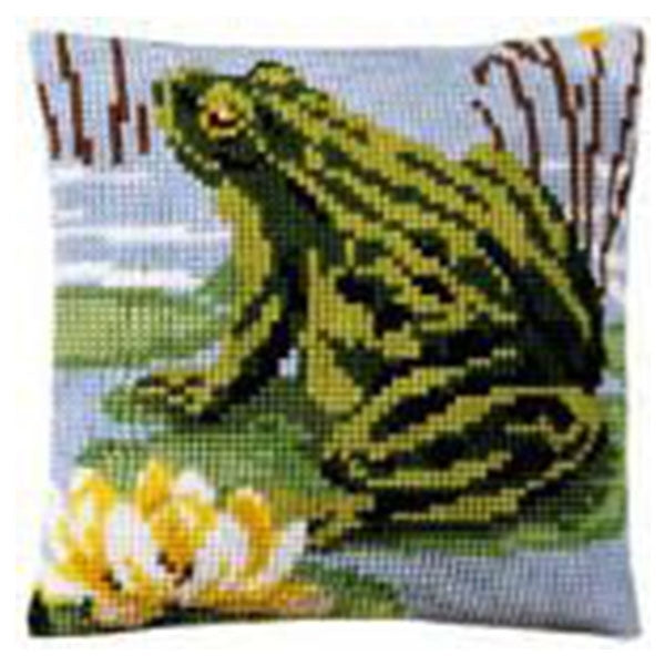 Vervaco Cross Stitch Cushion Frog