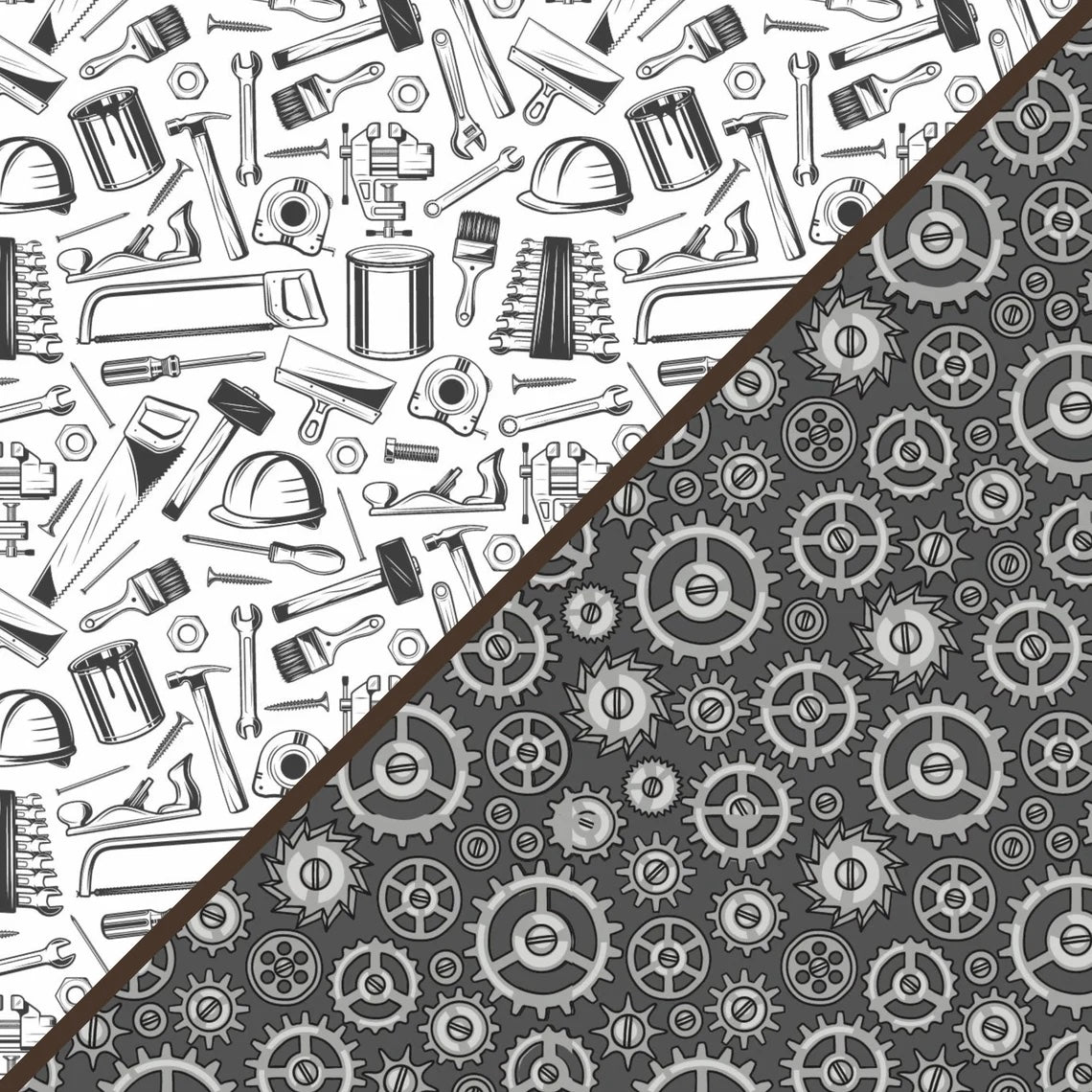 Digital Kit A4 Papers Mr Mechanical - 12 designs